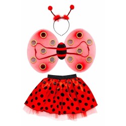 Ladybug Striped Dots tutu set 3-8 years