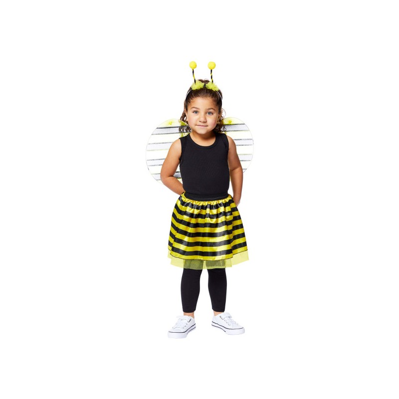 Ensemble tutu rayé abeille 3-8 ans