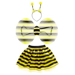 Ensemble tutu rayé abeille 3-8 ans