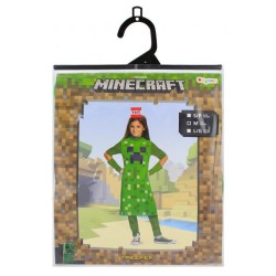 Costume Minecraft Creeper Classic pour fille 7-8 ans