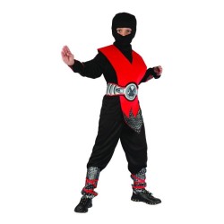 Ninja Red Ninja costume 130/140 cm