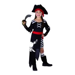 Pirate Piratenm√§dchen, Kost√ºm f√ºr M√§dchen 120/130 cm