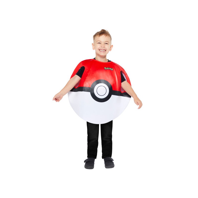 Pokémon Pokeball costume 3-7 years