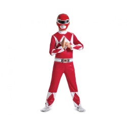 Power Rangers Red Kost√ºm 4-6 ans