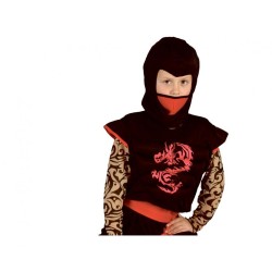 Ninja Red Dragon Ninja Costume 120/130 cm