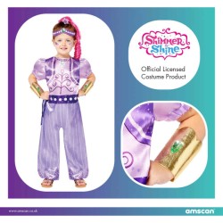 Shimmer and Shine Purple costume for 4-6 years