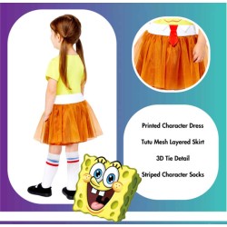 SpongeBob girl costume 3-4 years