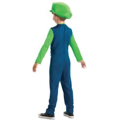 Super Mario Luigi costume 4-6 years