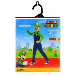 Super Mario Luigi costume 4-6 years