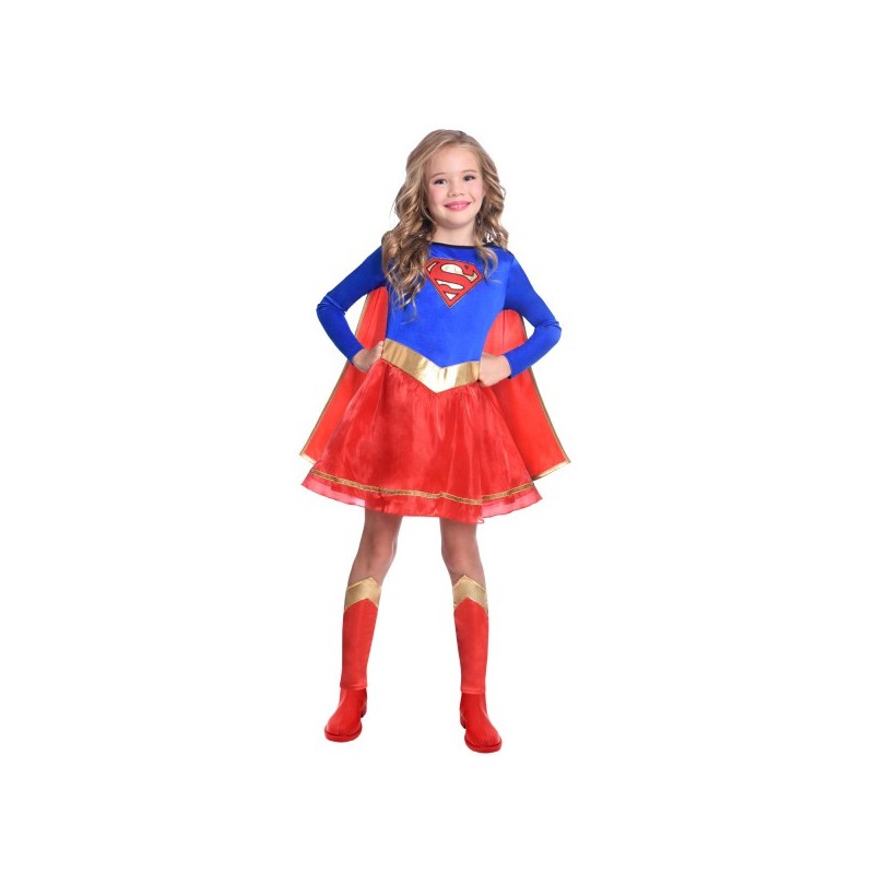 Supergirl costume 4-6 years