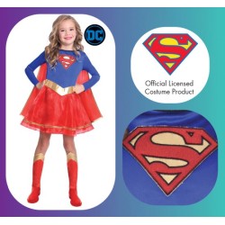 Supergirl costume 8-10 years