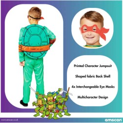 Déguisement Tortues Ninja pour adolescentes de 3 à 4 ans