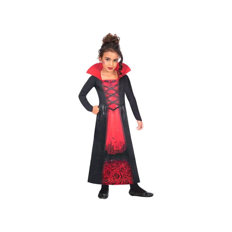 Halloween Rose Vampire Costume 10-12 Years