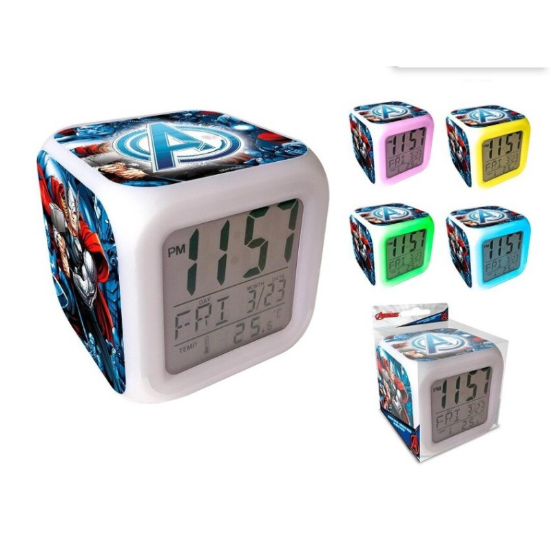 Avengers Powerful Awakening Digital Alarm Clock