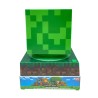 Minecraft Creeper 3D Night Light and Alarm Clock