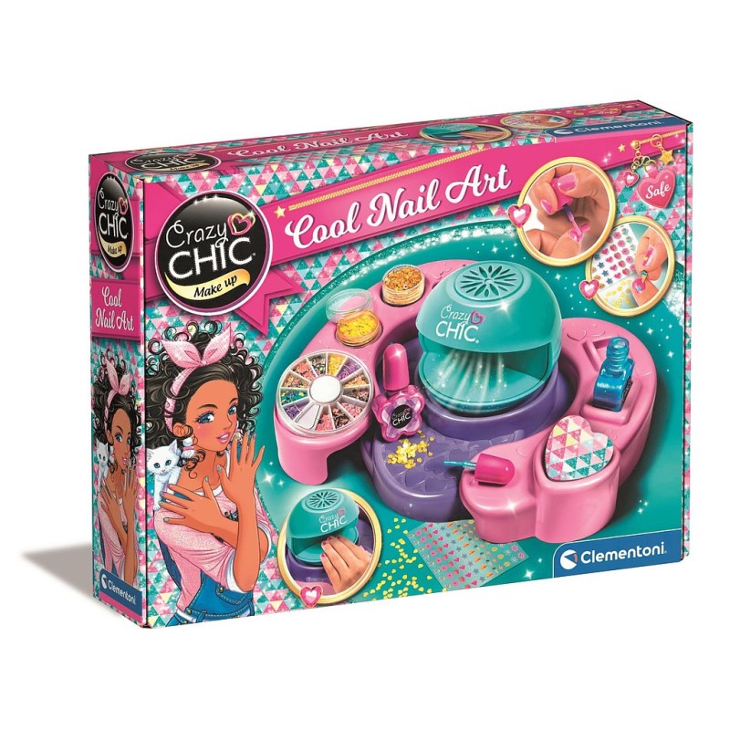 Crazy Chic Cool nail art kit Clementoni