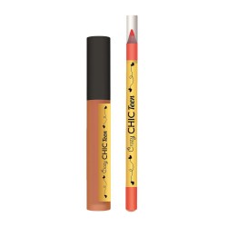 Crazy Chic Tropical lip gloss and lip liner Clementoni