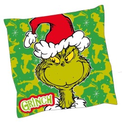 Coussin décoratif espiègle Grinch 38 cm