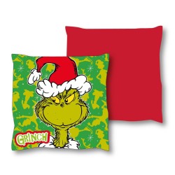 Coussin décoratif espiègle Grinch 38 cm