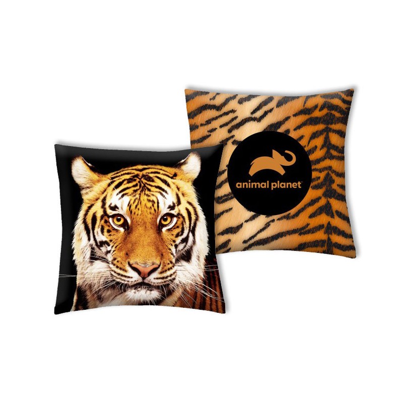 Coussin décoratif Tigre Animal Planet 40x40 cm