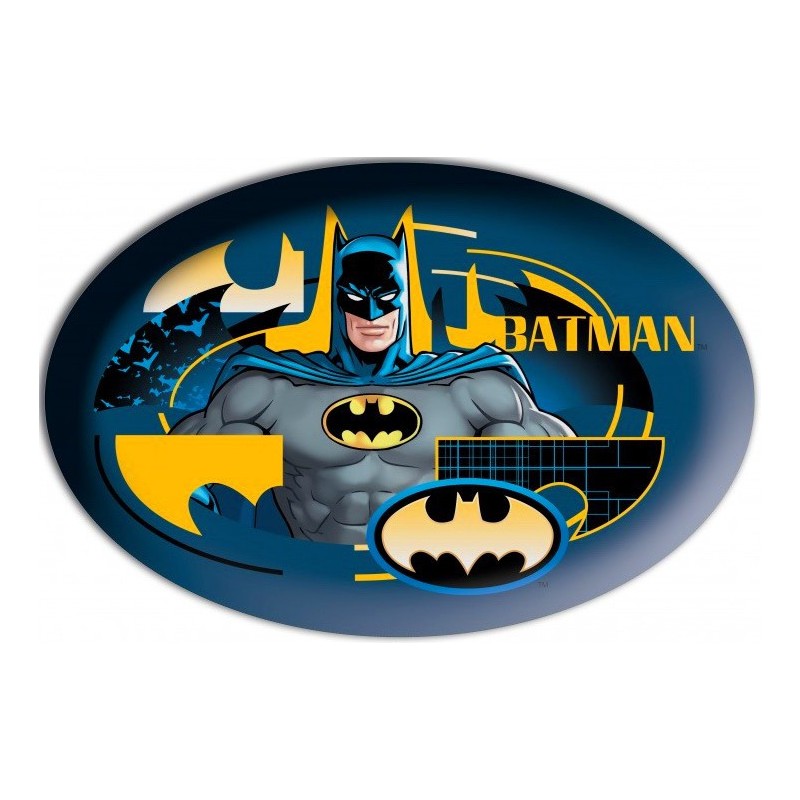 Coussin en forme de Batman, coussin décoratif 27x40 cm