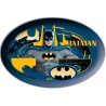 Coussin en forme de Batman, coussin décoratif 27x40 cm