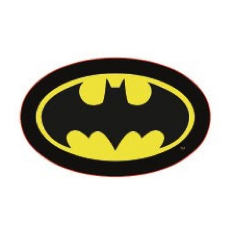 Coussin en forme de Batman, coussin décoratif 37x23 cm