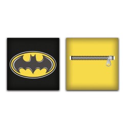 Coussin décoratif Batman déhoussable 35x35 cm velours