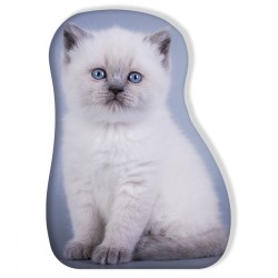 Cat decorative cushion, shaped pillow 33*36 cm