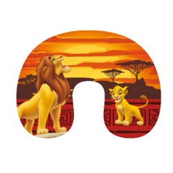 Oreiller de voyage Disney Le Roi Lion Père et Fils, oreiller de cou