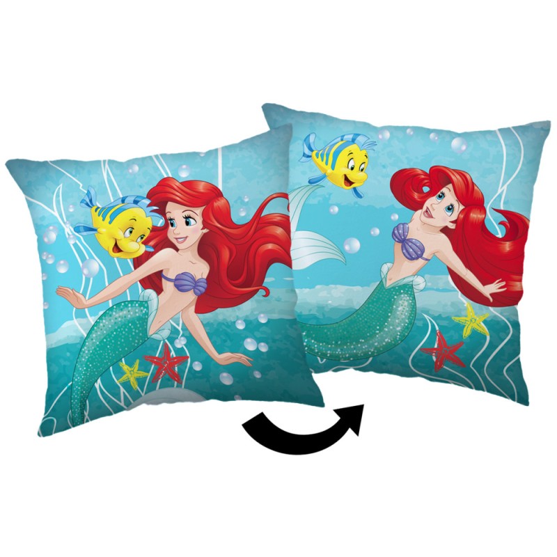 Coussin décoratif Princesse Disney Ariel 35x35 cm