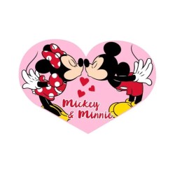 Coussin décoratif 3D Disney Minnie Heart Mickey 40 cm