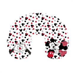 Oreiller de voyage Disney Minnie Mickey Love, oreiller de cou