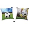 Football pillow, decorative pillow 40x40 cm