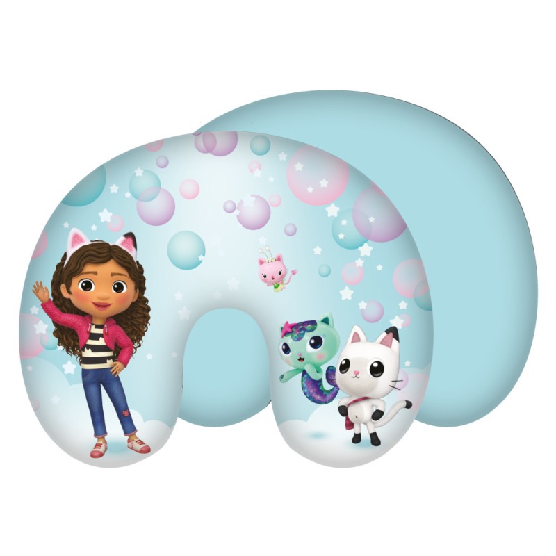 Gabby's Dollhouse Bubbles travel pillow, neck pillow