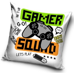 Gamer decorative pillow, 40*40 cm