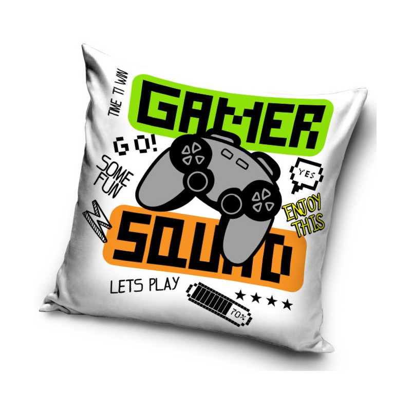 Coussin gamer, coussin décoratif 40*40 cm