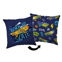 Coussin décoratif Sport Cool Skateboard, 40x40 cm