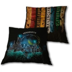 Coussin décoratif Harry Potter Poudlard Nuit Enchantée 35x35 cm