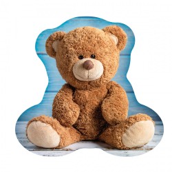 Teddy Bear S-shaped decorative pillow 37*36 cm