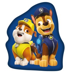 Coussin décoratif bleu Paw Patrol 35 cm