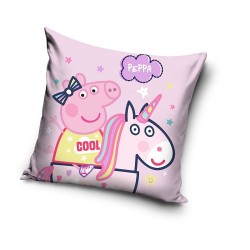 Coussin décoratif Licorne Peppa Pig 40x40 cm