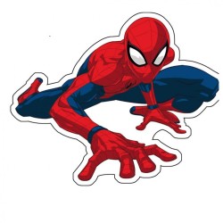 Spiderman shape pillow, decorative pillow 35x25 cm