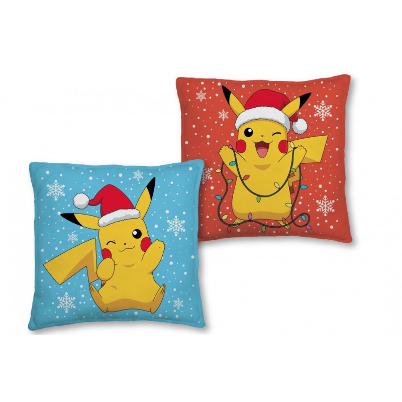 Pokémon Snow Christmas decorative pillow 40x40 cm