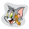 Tom and Jerry shape pillow, decorative pillow 32*32 cm