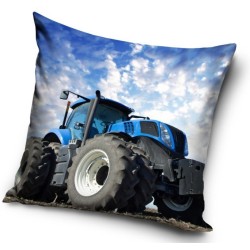 Coussin tracteur, coussin décoratif 40*40 cm