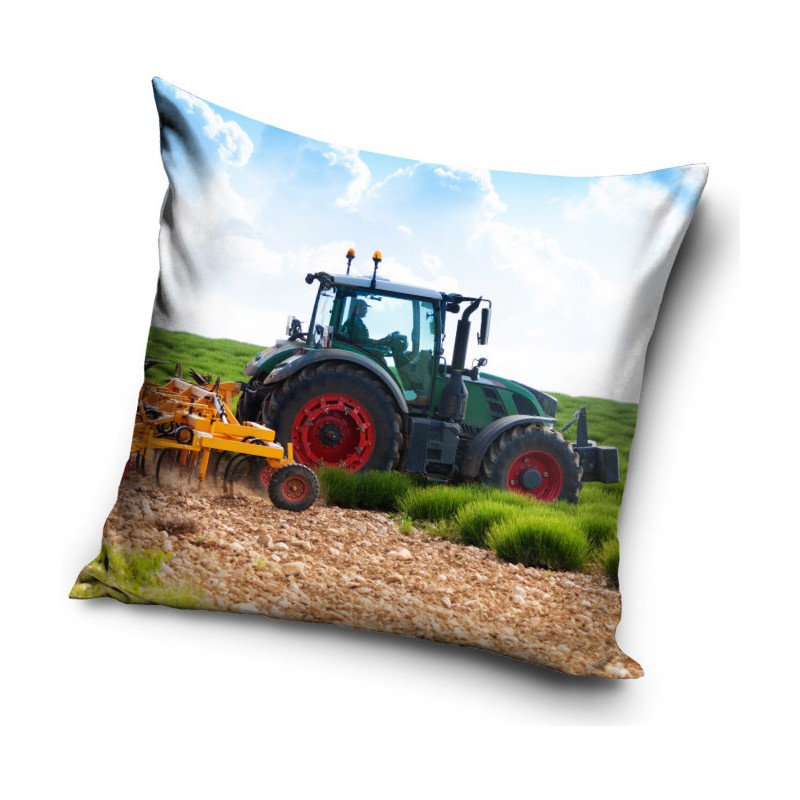 Tractor decorative pillow 40x40 cm