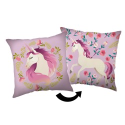 Coussin décoratif Jardin Licorne 40x40 cm