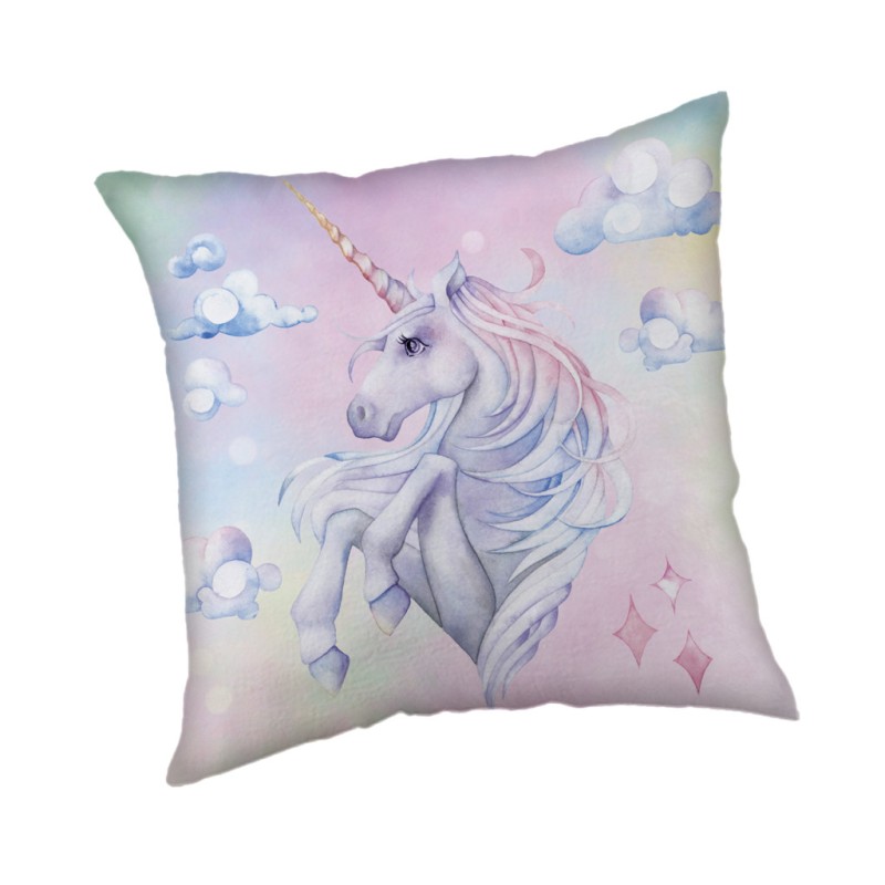 Unicorn Rainbow decorative pillow 40x40 cm