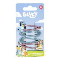 Ensemble de pinces à cheveux Bluey 4 pièces